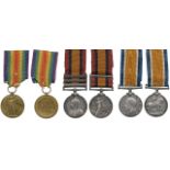 ORDERS, DECORATIONS AND MILITARY MEDALS, Campaign Groups and Pairs, A Boer War and Great War