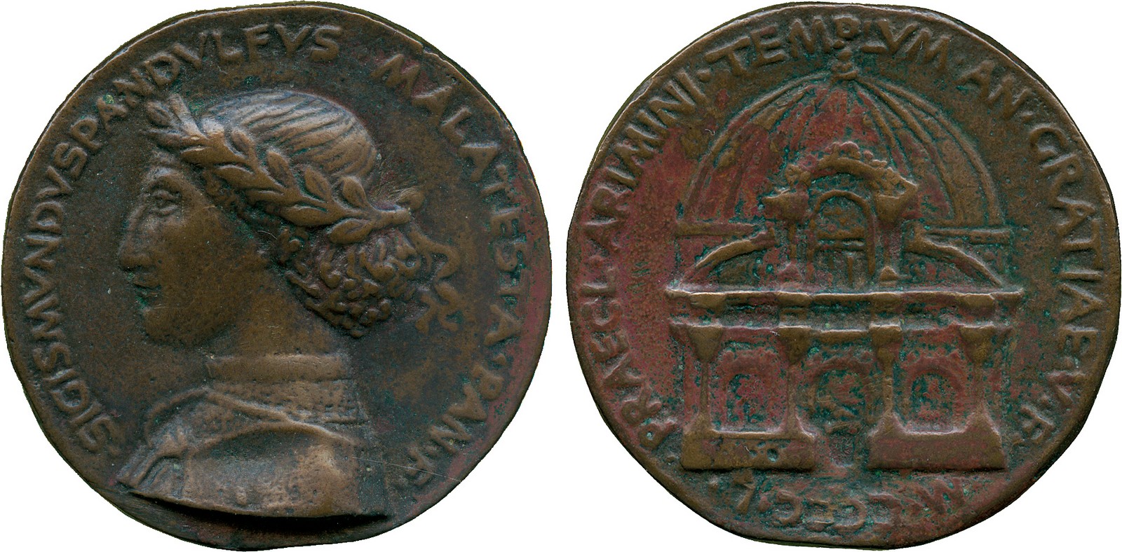 COMMEMORATIVE MEDALS, WORLD MEDALS, Italy, Sigismondo Pandolfo Malatesta (1417-1468), Lord of Rimini
