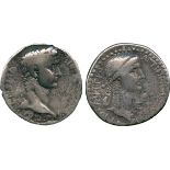 ANCIENT COINS, ROMAN COINS, Caligula (AD 37-41), with Agrippina, Silver Tetradrachm, minted at