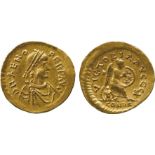 ANCIENT COINS, THE COLLECTION OF A CLASSICIST (PART III), Zeno (AD 474-491), Gold Semissis, mint