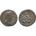 ANCIENT COINS, ROMAN COINS, Hadrian (AD 117-138), Silver Didrachm, minted at Caesarea, Cappadocia,