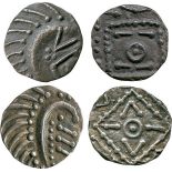 BRITISH COINS, Early Anglo-Saxon, Continental issues, Sceattas (2), “Porcupine” type, degenerate