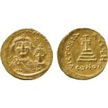 ANCIENT COINS, BYZANTINE COINS, Heraclius and Heraclius Constantine (AD 613-641), Gold Solidus,