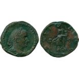 ANCIENT COINS, ROMAN COINS, Trebonianus Gallus (AD 251-253), Æ Sestertius, IMP CAES C VIBIVS