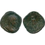 ANCIENT COINS, ROMAN COINS, Trebonianus Gallus (AD 251-253), Æ Sestertius, IMP CAES C VIBIVS