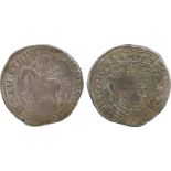 BRITISH COINS, Charles I, Silver Halfcrown, Chester mint (1644), King on horseback left with flowing