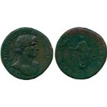 ANCIENT COINS, ROMAN COINS, Hadrian (AD 117-138), Æ Sestertius, struck AD 118, IMP CAESAR TRAIANVS