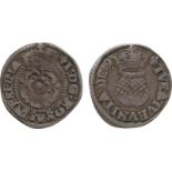 BRITISH COINS, James I, Silver Halfgroat, third coinage (1619-1625), crowned rose, initial mark