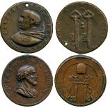 COMMEMORATIVE MEDALS, WORLD MEDALS, Italy, Papal Medals, Peter (757-767), Cast Restitutional