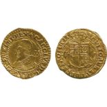BRITISH COINS, Charles I, Gold Crown, group A, mm lis, first bust left in Coronation robes, rev