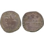 BRITISH COINS, Charles I, Silver Halfcrown, 1644, Oxford mint (1642-1646), King on horseback left