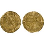 BRITISH COINS, James I, Gold Half-Laurel, third coinage (1619-1625), fourth laureate and draped bust