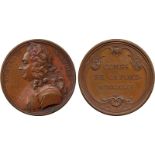 COMMEMORATIVE MEDALS, BRITISH HISTORICAL MEDALS, Robert Walpole, 1744, Copper Medal, by J A Dassier,