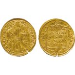 WORLD COINS, Italy, Tassarolo, Agostino Spinola (1604-1616), Gold Ducat (Ongaro), 1612, 12 over