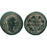 ANCIENT COINS, ROMAN COINS, Trajan (AD 98-117), Æ 28mm, Sepphoris, laureate head right, rev