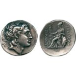 ANCIENT COINS, GREEK COINS, Kingdom of Thrace, Lysimachos (323-281 BC), Silver Tetradrachm, mint