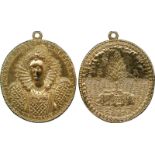 COMMEMORATIVE MEDALS, BRITISH HISTORICAL MEDALS, Elizabeth I, Defeat of the Spanish Armada, 1588,