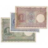 BANKNOTES, Ceylon (Sri Lanka), Government of Ceylon, 100-Rupees, 4 August 1943, serial no.L2