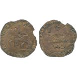 BRITISH COINS, Charles I, Silver Halfcrown, 1642, Shrewsbury mint (1642), King on horseback left