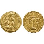 ANCIENT COINS, GREEK COINS, Sasanian Kingdom, Shapur I (AD 240-270), Gold Dinar, uncertain mint (