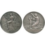 COMMEMORATIVE MEDALS, ART MEDALS, Art Deco, France, Perpignan et des Pyrénées-Orientales, Silver