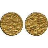 WORLD COINS, India, Princely States, Jaipur, Gold Mohur, in the name of Bahadur Shah II, Sawai