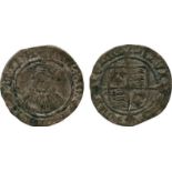 BRITISH COINS, Edward VI, coinage in the name of Henry VIII, Base Silver Halfgroat, Bristol, crowned