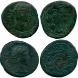 ANCIENT COINS, ROMAN COINS, Augustus (27 BC - AD 14), Æ 28mm, minted in Asia, bare head facing