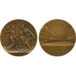 COMMEMORATIVE MEDALS, ART MEDALS, Medicine/Inauguration of Boulevard Raspail, 13 July 1913, Bronze