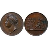 COMMEMORATIVE MEDALS, BRITISH HISTORICAL MEDALS, George IV, Coronation, 1821, Copper Medal, by B