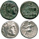 ANCIENT COINS, GREEK COINS, Kingdom of Macedon, Alexander III, The Great (336-323 BC), Silver