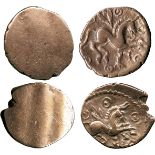 ANCIENT COINS, ANCIENT BRITISH, Celtic Gold, Cantiaci, Dubnovellaunos (c.25 BC - AD 5), Gold ¼-