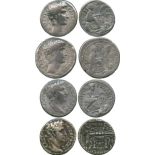 ANCIENT COINS, ROMAN COINS, Augustus (27 BC - AD 14), Silver Tetradrachms (3), mint of Antioch,