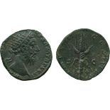 ANCIENT COINS, ROMAN COINS, Marcus Aurelius (AD 161-180), Æ Dupondius, struck AD 177, M A[NTONINVS