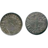 BRITISH COINS, Ireland, Hiberno Norse, Silver Penny, phase III (1035-1060), Long Cross and Hand