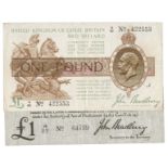 BANKNOTES, Great Britain, Treasury Notes, United Kingdom of Great Britain and Ireland, John