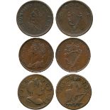 BRITISH COINS, Ireland, George III, Copper VOCE POPULI Halfpenny, 1760, bust right, rev Hibernia