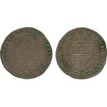 BRITISH COINS, Elizabeth I, Silver Halfcrown, seventh issue (1601-1602), crowned bust left in