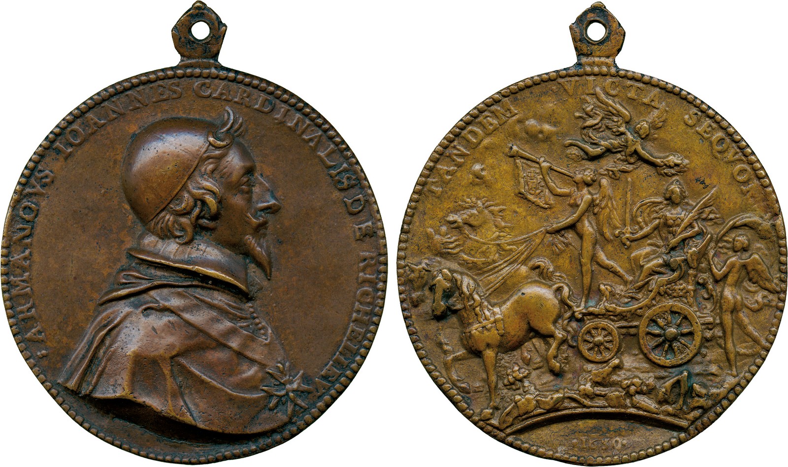 COMMEMORATIVE MEDALS, WORLD MEDALS, France, Arm-Jean du Plessis de Richelieu, Cardinal-Duc de