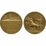 COMMEMORATIVE MEDALS BY SUBJECT, Sport, Olympic Games, London 1948, Bronze Participant’s Medal, by B