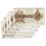 BANKNOTES, Great Britain, Treasury Notes, United Kingdom of Great Britain and Ireland, Norman