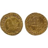 BRITISH COINS, James I, Gold Quarter-Laurel of Five Shillings, third coinage (1619-1625), laureate