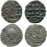 BRITISH COINS, Early Anglo-Saxon, Continental issues, Sceatta (2), series D, type 2c, bust right,