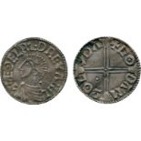 BRITISH COINS, Aethelred II, Silver Penny, Long Cross type (997-1003), Lydford mint, moneyer Goda,