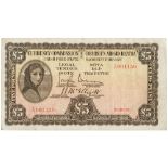 BANKNOTES, Ireland, Currency Commission Irish Free State, £5, 23 October 1928, serial no.T11 001150,
