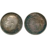BRITISH COINS, George V (1910-1936), Proof Set, 1911, Silver Halfcrown, Florin, Shilling,
