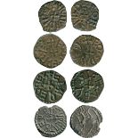 BRITISH COINS, Eadberht (737-758), Northumbria, Sceatta, name around cross, rev stylised stag (S