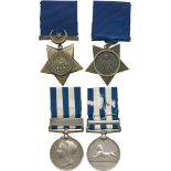 ORDERS, DECORATIONS AND MILITARY MEDALS, Campaign Groups and Pairs, An Egypt and Sudan Campaign Pair