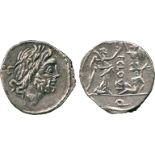 ANCIENT COINS, ROMAN COINS, Republican Silver Denarii (6), late 2nd Century to early 1st Century