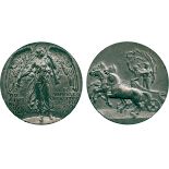 COMMEMORATIVE MEDALS BY SUBJECT, Sport, Olympic Games, London 1908, White Metal Participant’s Medal,